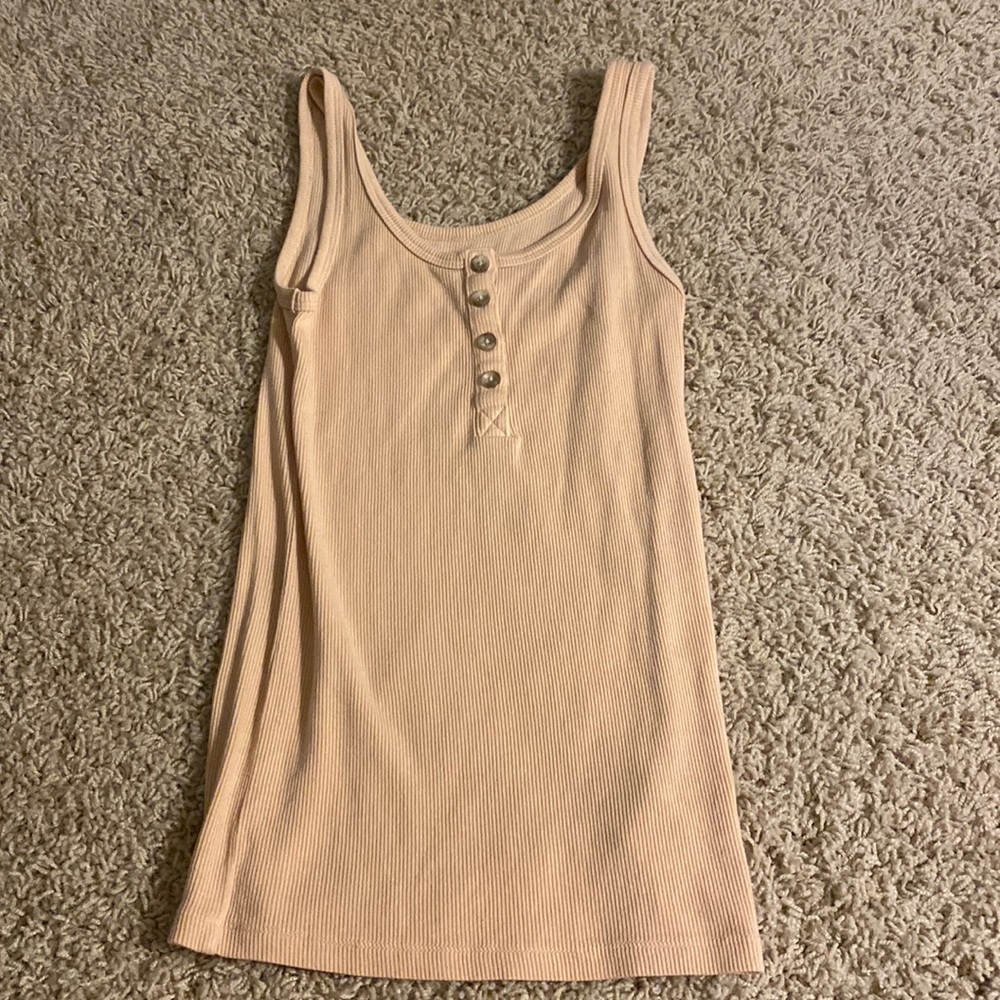 light orange american eagle tank top